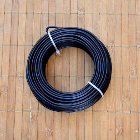 Bonsai Aludraht China eloxiert, Farbe dunkelbraun bis schwarz 3 mm 500g